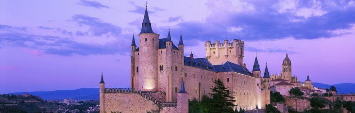 Alcazar kasteel Segovia segovia, spanje, castilla y leon, alcazar