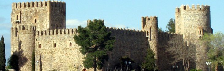 Castillo de San Servando Toledo toledo, spanje, stad, vakantie