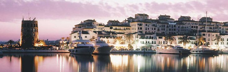 Puerto Banus op Marbella marbella, puerto, banus, vakantie