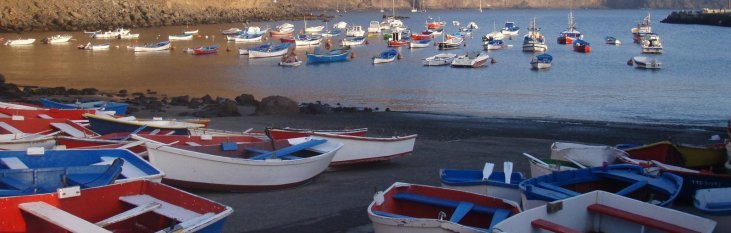 Valle Gran Rey bootjes, strand, valle, gran, rey